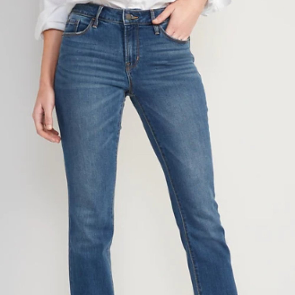 Old Navy Straight Leg Jeans Short